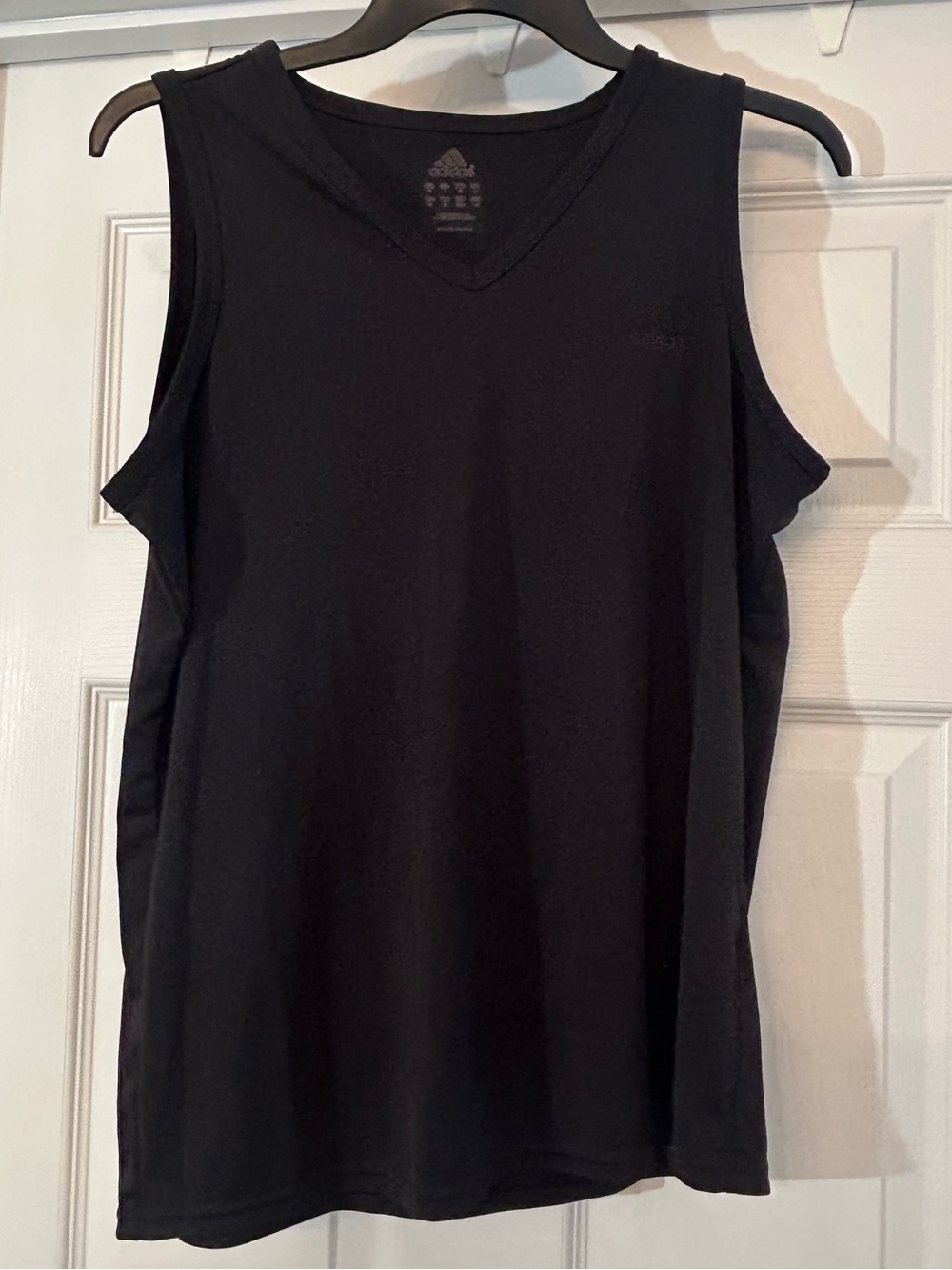 adidas Black Performance Tank Top with Logo Women’s Size L